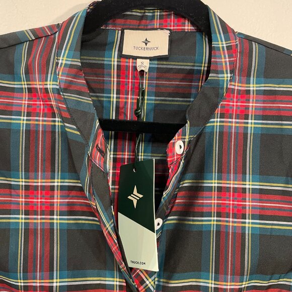 New Tuckernuck Royal Taffeta Shirtdress Highland Tartan Small $198 - Picture 6 of 8